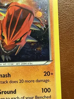 Pokemon Groudon XY52 Black Star Promo Holo XY Promos LP Pokemon Card Nintendo - Image 2