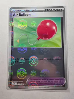 Air Balloon 079/086 NM – Poke Ball Reverse Holo – 2025 Pokemon TCG S&V Black Bol - Image 1