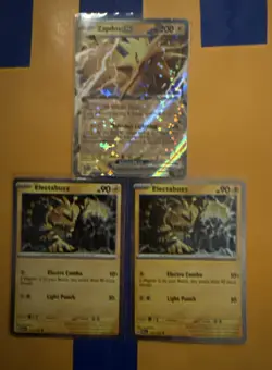 Pokemon Tcg 151 Electabuzz Promo Both Variants HD Cosmo And Pixel Holo + Zapdos - Image 1