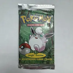 Pokemon Jungle Booster Pack 1996 Vintage TCG, Factory-Sealed Light Pack - Image 1