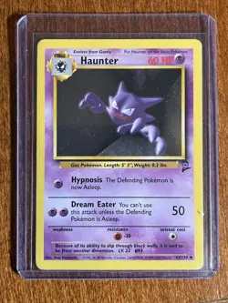 [NM] 2000 Pokemon Base Set 2 Haunter #43/130 Uncommon - Image 1