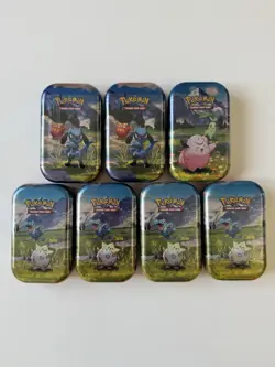 Pokemon TCG Ascended Heroes Mini Tins x7 - BRAND NEW - SEALED - Image 1