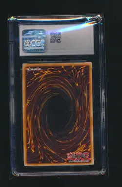 TRAP SUSTSHOOT YU-GI-OH! PLATINUM SECRET RARE MISALIGNED STAMP GRADED CGC 10 - Image 2