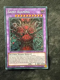 SUDA-EN036 Saint Azamina Secret Rare Yugioh 1st - Image 1