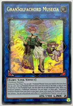 DAMA-EN048 GranSolfachord Musecia - Ultra Rare 1st Edition Near Mint YuGiOh - Image 1