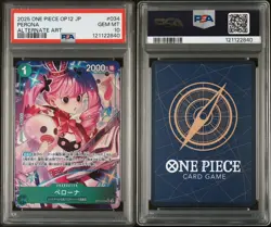 2025 ONE PIECE (JP) OP12-LEGACY OF THE MASTER ALTERNATE ART #034 PERONA PSA 10 - Image 3