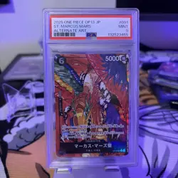 2025 ONE PIECE OP13-CARRYING ON HIS WILL ALTERNATE ART ST. MARCUS MARS PSA 9 - Image 1
