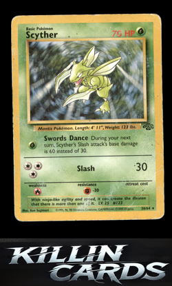 Scyther (26) 26/64 Pokemon Rare Jungle Card DM - Image 1