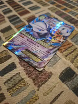 Pokemon TCG XY: Breakthrough M Mewtwo EX Ultra Rare Holo Card 63/162 NM Clean! - Image 3