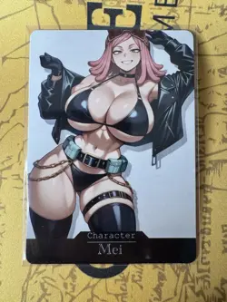 Mei Hatsume My Hero Academia ACG Goddess Story Waifu Anime Custom Card - Image 1