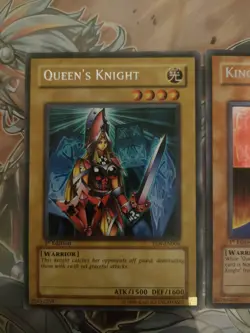 2x Yu-Gi-Oh RARE Card - QUEEN'S/KING'S KNIGHT EEN-EN004 / 006 1st EDT Bundle NM - Image 2