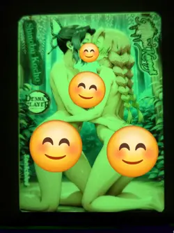 Shinobu Kocho & Mitsuri Kanroji Demon Slayer Custom Glow Waifu Card Fan Art - Image 2