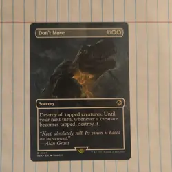 Don't Move (Borderless) Universes Beyond: Jurassic World Collection Regular - Image 1