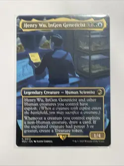 Henry Wu, Ingen Geneticist #12 Borderless Jurassic World Collection - Image 1