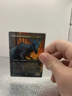 Grim Giganotosaurus (Borderless) Universes Beyond: Jurassic World Regular - Image 1