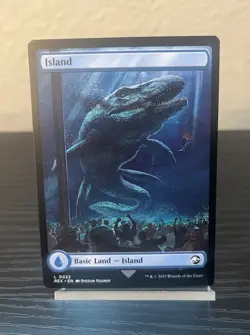 MTG - Island - Double Sided - Jurassic World Universes Beyond - FREE SHIPPING - Image 1