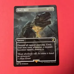 Don't Move (Borderless) MTG - Universes Beyond: Jurassic World Collection - Image 1