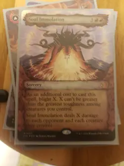 Soul Immolation (Showcase) ECL 321 Foil English NM - MTG - Image 1