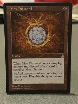 Mox Diamond Stronghold Magic MTG Rare Regular LP - Image 1