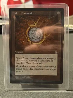 Mox Diamond Stronghold Magic MTG Rare Regular LP - Image 3