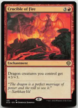 MTG Crucible of Fire R Starter Commander Decks 129 LP - Image 1