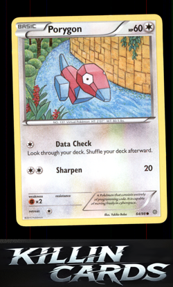 Porygon 64/98 Pokemon Common XY - Ancient Origins Card NM - Image 1