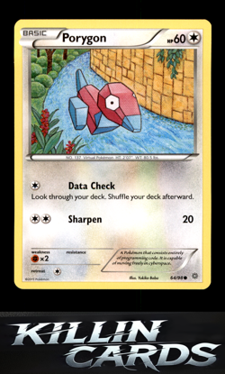 Porygon 64/98 Pokemon Common XY - Ancient Origins Card NM - Image 1