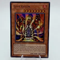 Yugioh Lava Golem SDMA-EN014 Ultra Rare 1st Ed MP - Image 1