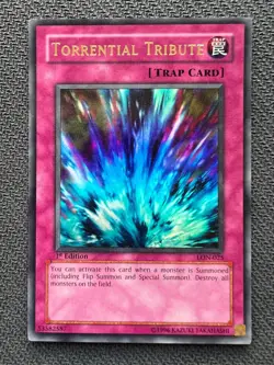 Yugioh Torrential Tribute 1st Edition Ultra Rare LON-025 NM - Image 1