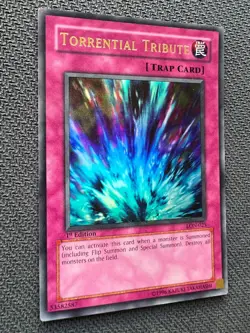 Yugioh Torrential Tribute 1st Edition Ultra Rare LON-025 NM - Image 2