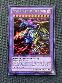 Yugioh Five-Headed Dragon Limited Edition Ultra Rare LC03-EN004 NM - Image 1