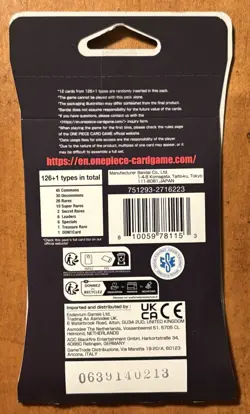 One Piece OP-06 Wings Of The Captain Sleeved Booster Pack ENGLISH SEALED - NEW - Image 2