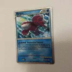 Kyogre Pokemon Card - Destructive Tsunami - 100 HP - Image 2