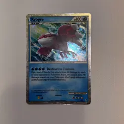 Kyogre Pokemon Card - Destructive Tsunami - 100 HP - Image 4