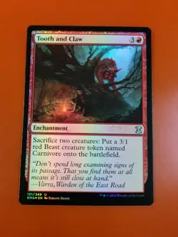 1x Tooth and Claw | FOIL | Eternal Masters | MTG Magic Cards - Image 3