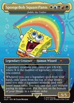 MTG SpongeBob SquarePants - Jodah, the Unifier Secret Lair Non Foil Regular - Image 1