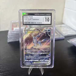 Pokemon Glaceon VSTAR Crown Zenith Galarian Gallery #GG40 CGC 10 Gem Mint - Image 1