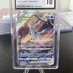 Pokemon Glaceon VSTAR Crown Zenith Galarian Gallery #GG40 CGC 10 Gem Mint - Image 2
