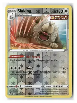 Slaking 131/203 Holo Rare Evolving Skies Pokemon Reverse Holo Near Mint - Image 1