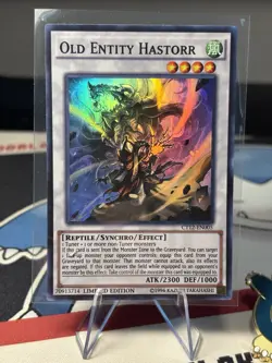 Yugioh! LP Old Entity Hastorr - CT12-EN005 - Super Rare - Limited Edition NM - Image 1