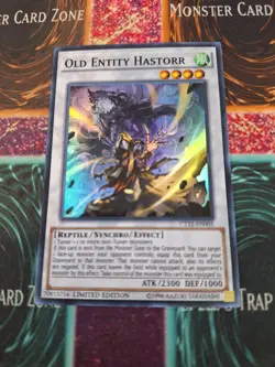 Yugioh Old Entity Hastorr CT12-EN005 Super Rare Limited Near Mint - Image 1