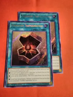 Yu-Gi-Oh! Forbidden Trapezohedron (x2) SHVA-EN019 1st Ed. Secret Rare Unplayed M - Image 1