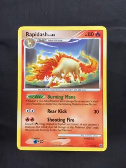 Pokemon Cards: Stormfront Rare: Rapidash 22/100 - Image 1
