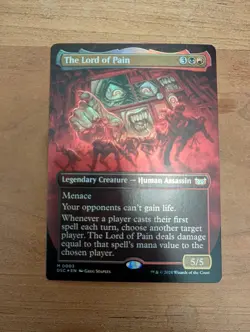 The Lord of Pain (Borderless) Commander: Duskmourn: House of Horror Foil - Image 1