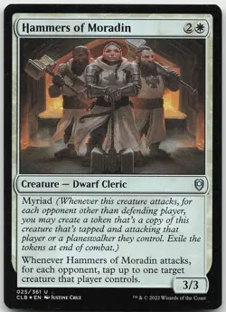 Hammers of Moradin FOIL Uncommon Commander Legends: BBG LP MTG - Image 1