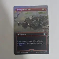 Rising of the Day 427: Enchantment Borderless Regular Lord of the Rings MTG Card - Image 1