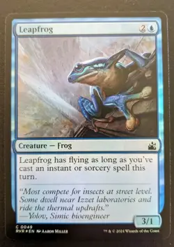 Leapfrog 0049 RVR Foil Common Ravnica Remastered Magic: The Gathering - Image 1