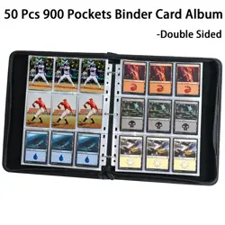 Trading Card Binder 900 Pockets 9-Pocket Album for MTG TCG Baseball - Image 5