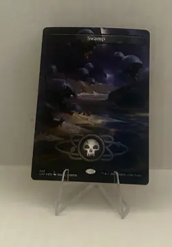 Swamp (488) (Borderless) (Galaxy Foil) Unfinity Foil - Image 1