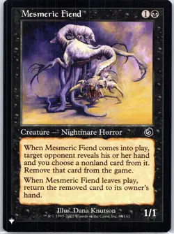 MTG The List Reprints #69 Mesmeric Fiend - Image 1